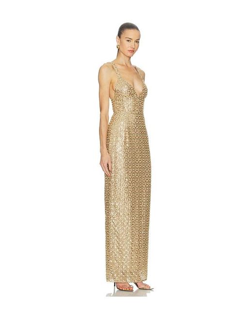 Bronx and Banco Natural Allegra Sequin Maxi Dress