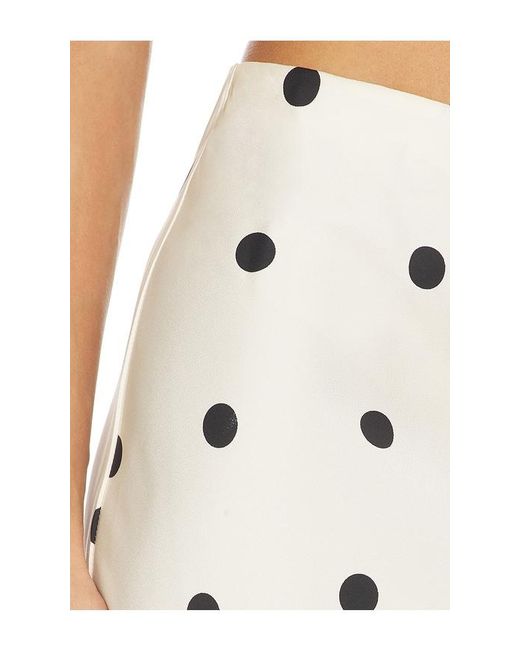 Bardot Natural Pheobe Satin Midi Skirt