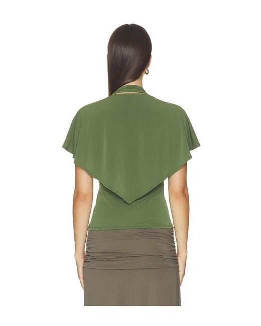 Sandy Liang Green Bellini Top