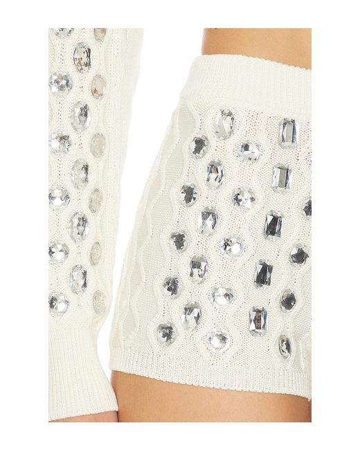 GIUSEPPE DI MORABITO White Knitted Short