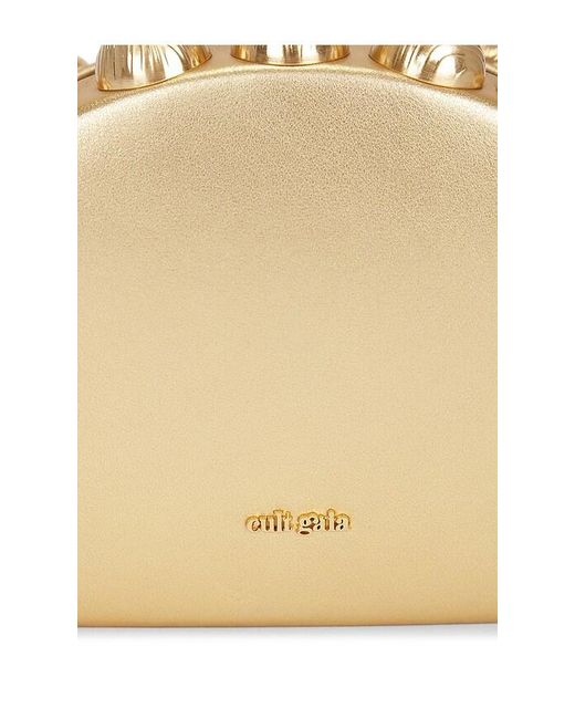 Cult Gaia Natural Gili Clutch