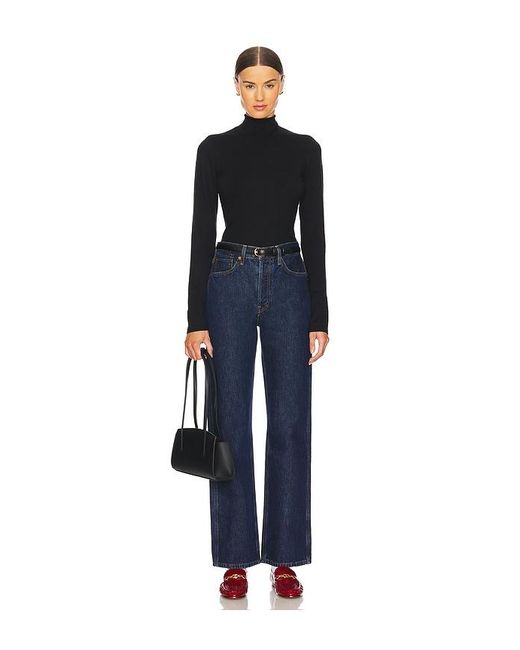 Re/done Blue 90's High Rise Loose Jeans
