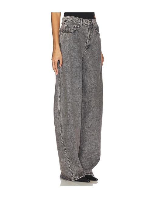 GRLFRND Gray X Emily Gemma Paola Barrel Leg Jeans