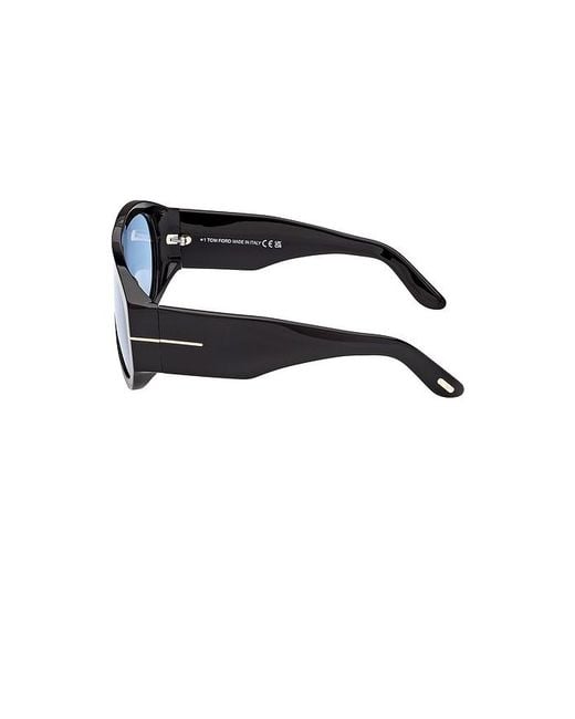 Tom Ford Blue Pilot Sunglasses