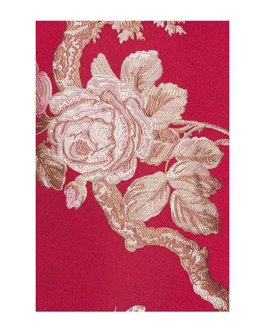 SAU LEE Red Noah Brocade Gown