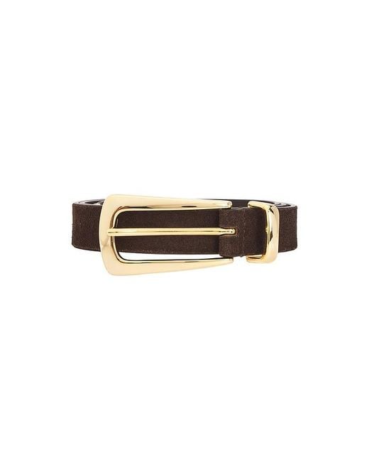 FAVORITE DAUGHTER Black The Suede Statement Belt