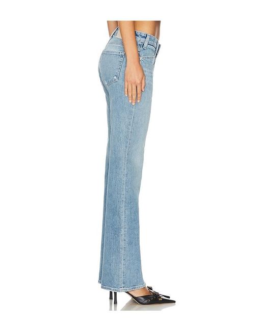 PAIGE Blue Celeste Wide Leg Jeans