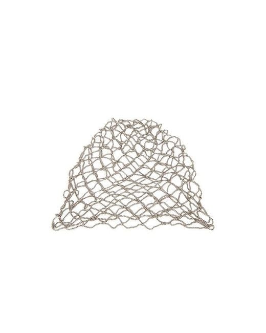 Lelet White Chain Cap