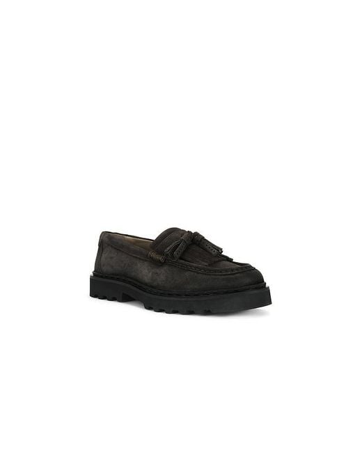 AllSaints Black Skiff Tassel Loafer for men