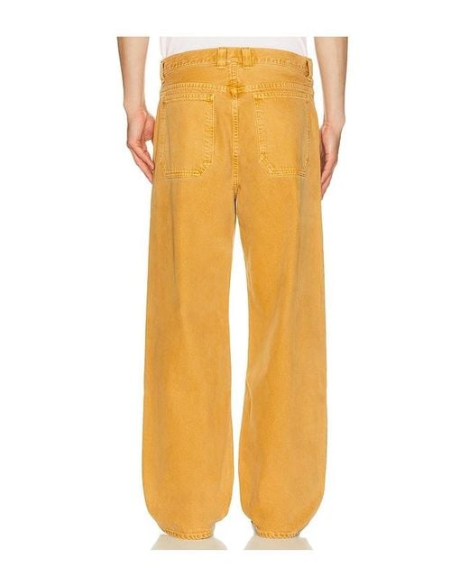 Agolde Yellow Grover Jean for men
