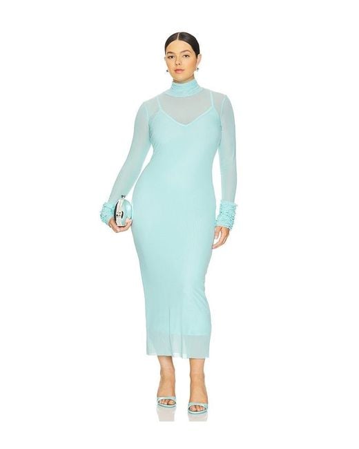 AFRM Blue Ariel Dress