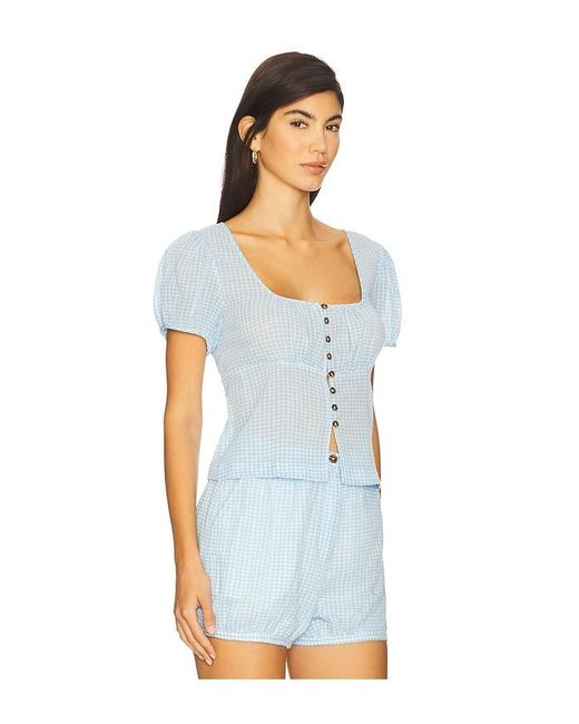 Ciao Lucia White Risi Top