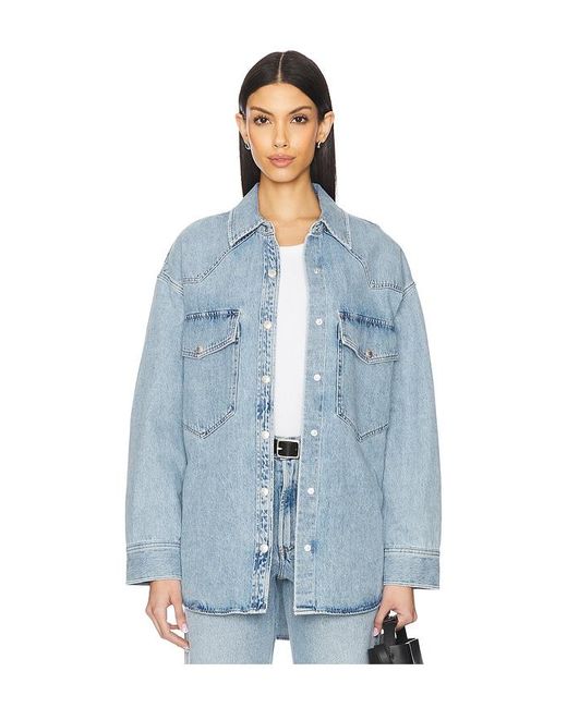 Agolde Blue Hemd Lotta