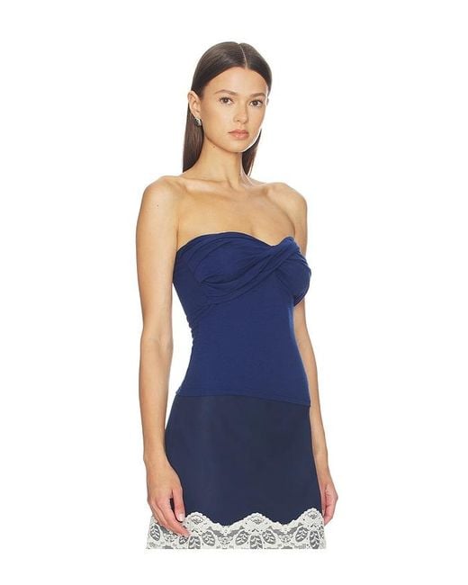 The Line By K Blue Izzy Tube Top