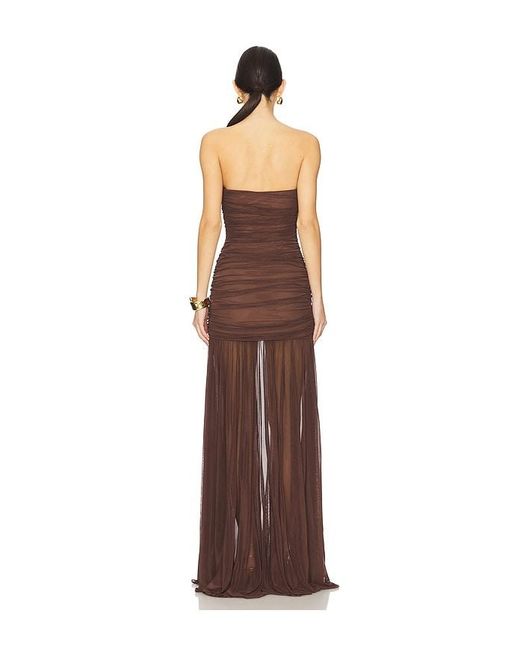 retroféte Brown Adele Dress