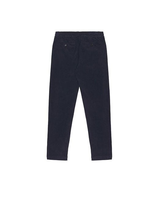 Polo Ralph Lauren Blue Garment Dyed Corduroy Prepster Pleated Pant for men