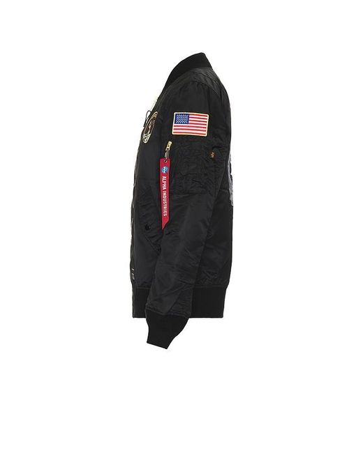 Alpha Industries Black 2B Apollo Gen Ii Flight Jacket for men