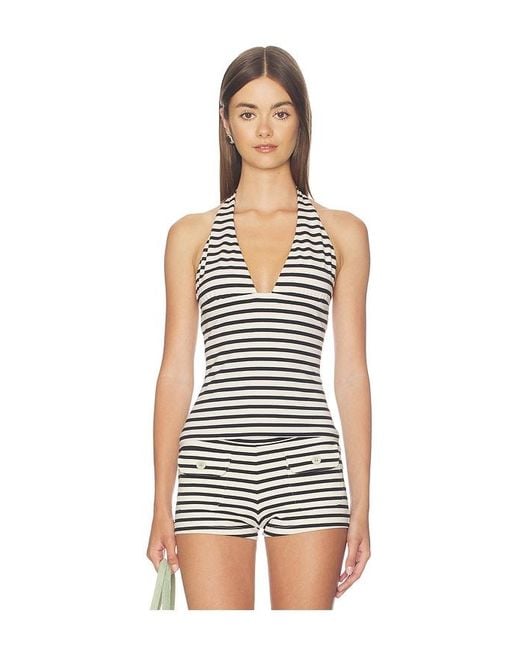 Oddli White Halter Top