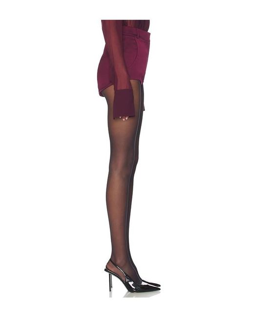 Sans Faff Purple X Revolve Satin Hot Pants