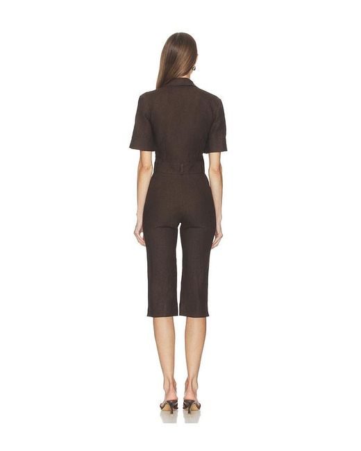 SELMACILEK Black Polo Jumpsuit