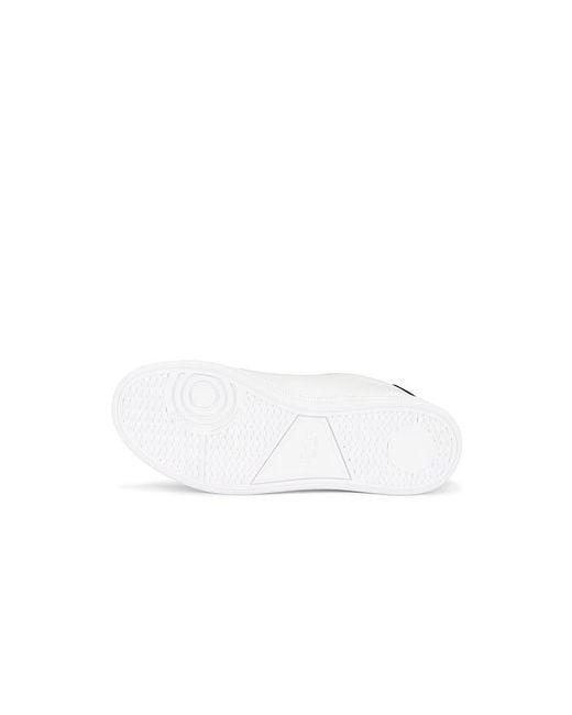 Polo Ralph Lauren White Heritage Court Ii Leather Sneaker for men