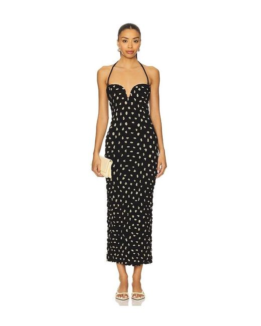 Vestidos Haylen En Color Negro, Blanco Talla (También En Xs) Nanushka de color Black