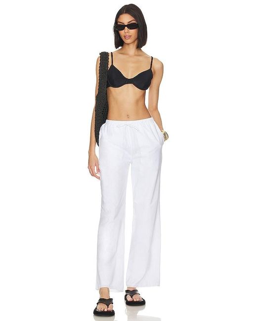 SNDY'S White X Revolve Linen Pants