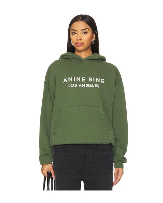 Anine Bing Green Alto Hoodie