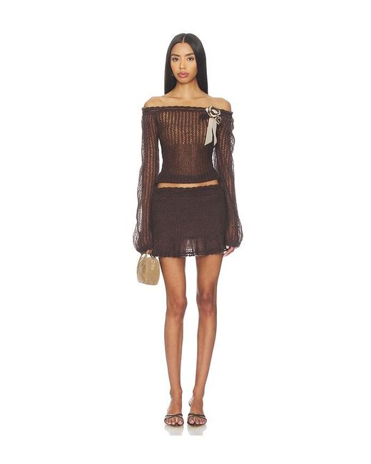 Mirror Palais Brown Little Lamb Top