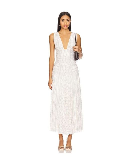 MORE TO COME White Haydee Maxi Dress
