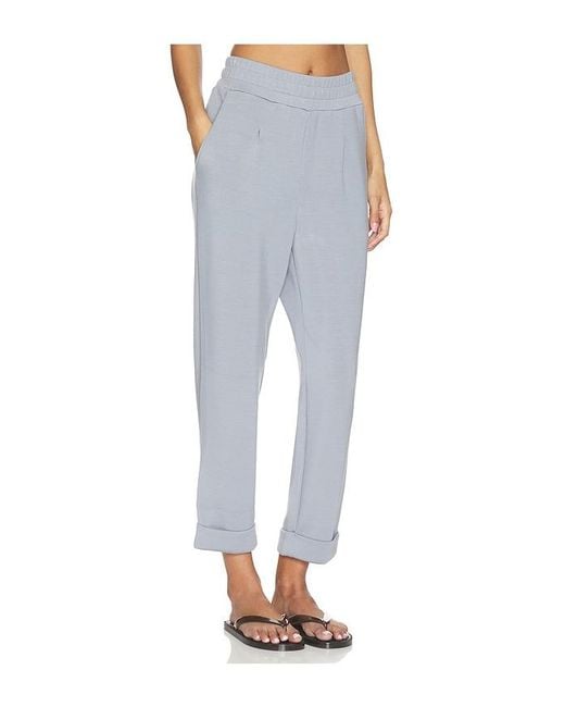 Varley Blue The Rolled Cuff Pant