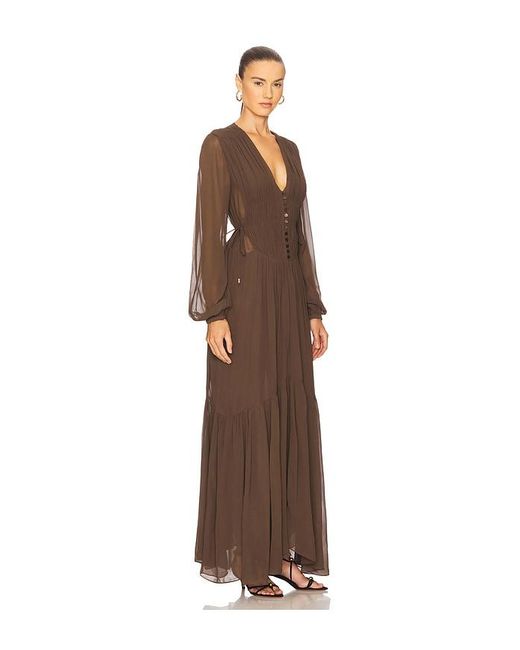 Isabel Marant Brown Kleid Briane