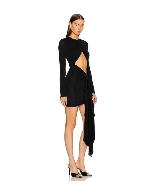 Michael Costello Black Kleid Isabella