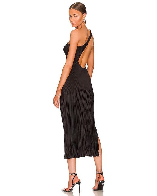 L'idée Black Naomi Midi Dress
