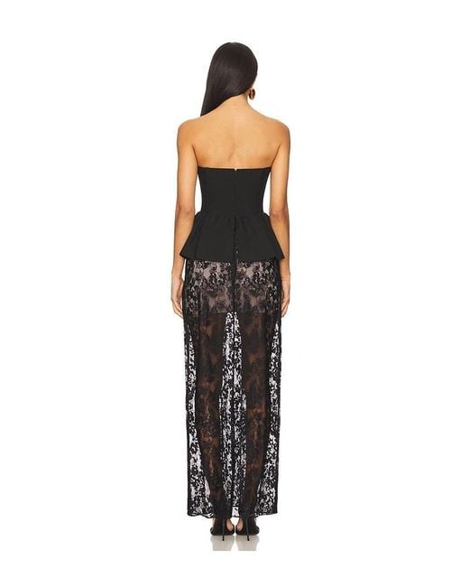 Amanda Uprichard Black X Revolve Cherise Dress