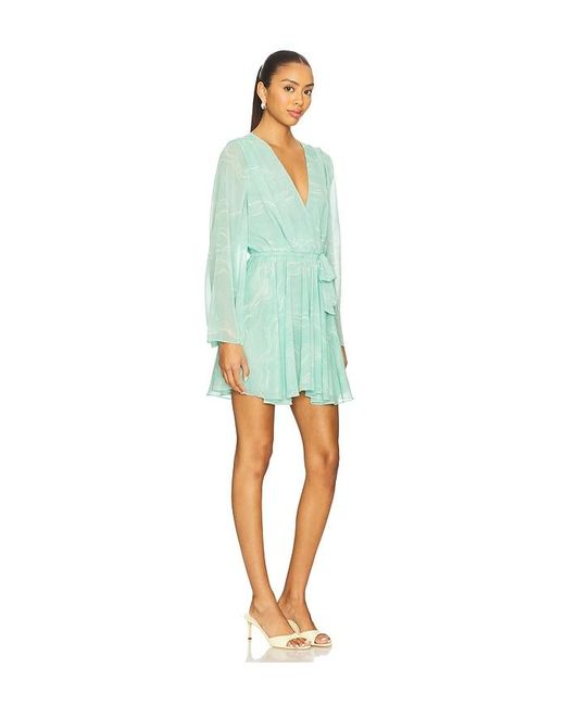 MISA Los Angles Green Kleid Kaia