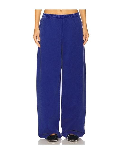 Alexander Wang Women's Blue Articulated Leg Sweatpant