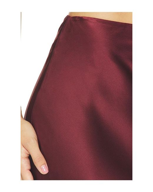 The Sei Red Bias Maxi Skirt