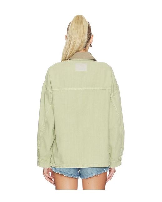 Free People White X We The Free Lemon Denim Jacket