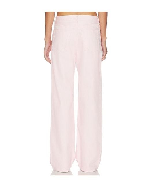 Still Here Pink Everyday Wide Leg Jeans