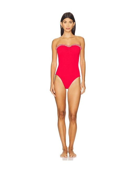 Hunza G Red Dolly One Piece Swimsuit