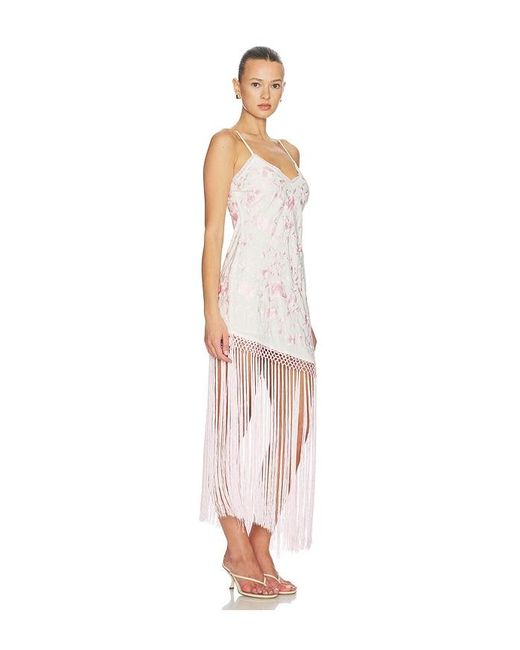 LoveShackFancy White Evalette Dress