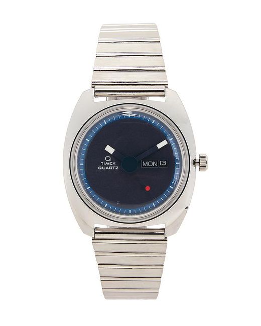Timex Blue 1975 Enigma Reissue Analog Wristwatch for men
