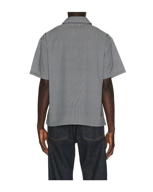 Brixton Gray Journey Lightweight Woven Shirt for men
