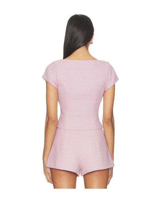 Lovers + Friends Pink Betsy Top