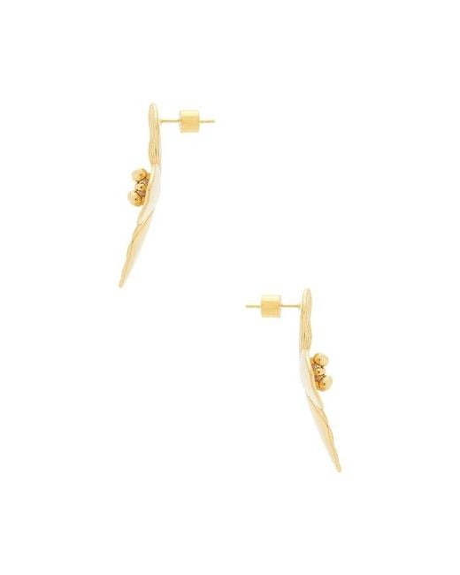 Natalie B. Jewelry Metallic Flora Stud Earring