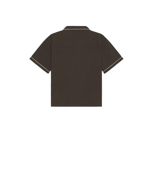 Camisa Bowling En Color Charcoal Talla (También En S, M) Stan Ray de hombre de color Black