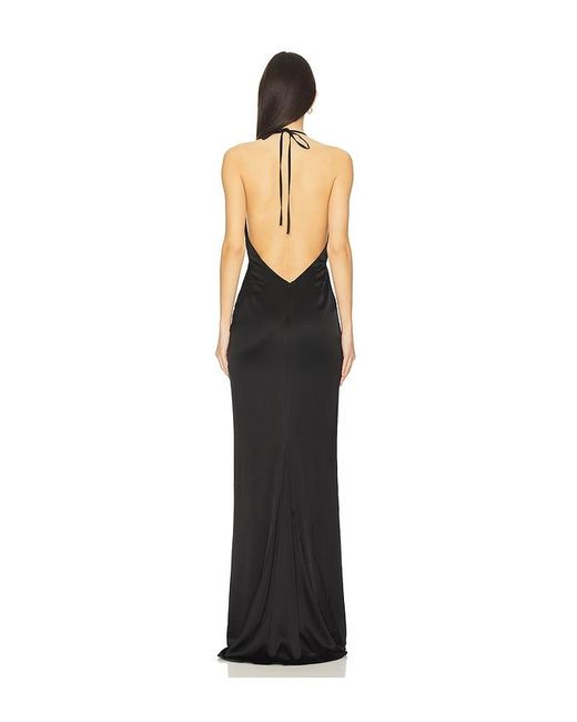 Michael Costello Black X Revolve Adelajda Gown