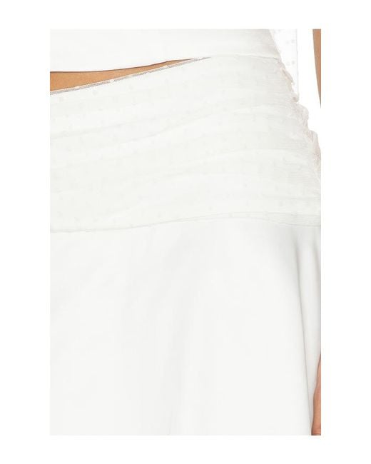MAJORELLE White Celeste Skirt