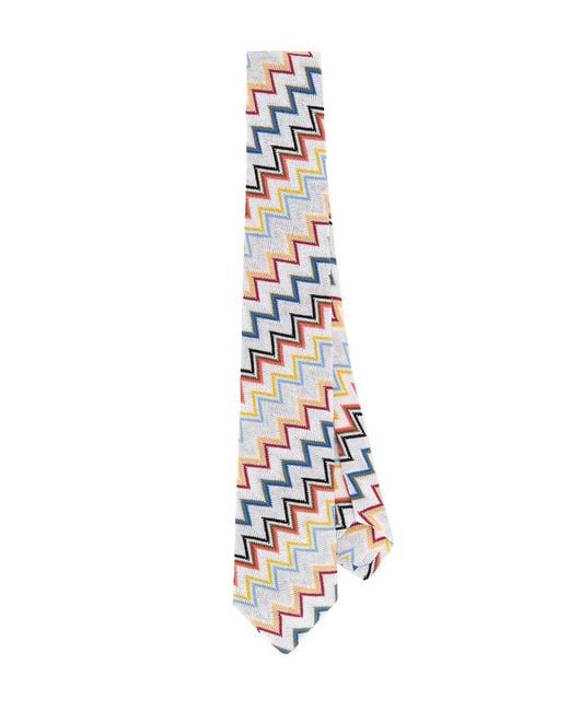 Missoni White Tie for men